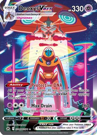 Deoxys VMAX (GG45/70) [SWSH Crown Zenith Galarian Gallery] Holofoil - Ultra Rare