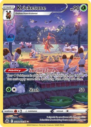 Kricketune (GG02/70) [SWSH Crown Zenith Galarian Gallery] Holofoil - Ultra Rare