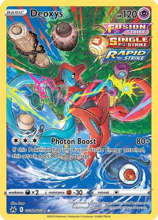 Deoxys (GG12/70) [SWSH Crown Zenith Galarian Gallery] Holofoil - Ultra Rare