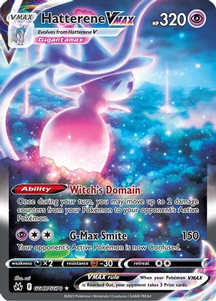 Hatterene VMAX (GG47/70) [SWSH Crown Zenith Galarian Gallery] Holofoil - Ultra Rare