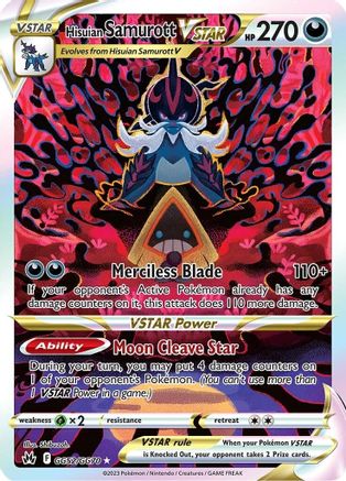 Hisuian Samurott VSTAR (GG52/70) [SWSH Crown Zenith Galarian Gallery] Holofoil - Ultra Rare