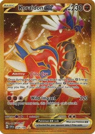 Koraidon ex (254/198) [SV01 Scarlet & Violet Base Set] Holofoil - Hyper Rare