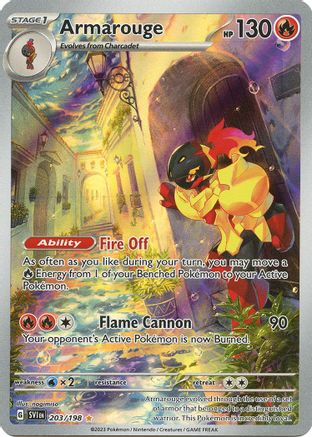 Armarouge (203/198) [SV01 Scarlet & Violet Base Set] Holofoil - Illustration Rare