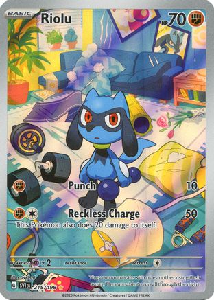 Riolu (215/198) [SV01 Scarlet & Violet Base Set] Holofoil - Illustration Rare