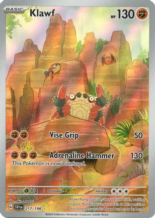 Klawf (217/198) [SV01 Scarlet & Violet Base Set] Holofoil - Illustration Rare