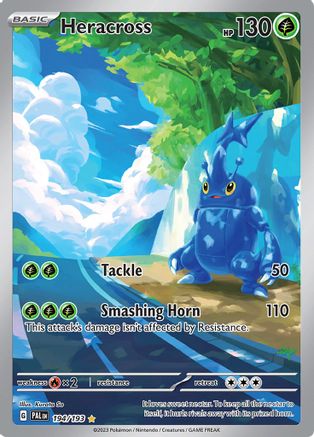 Heracross (194/193) [SV02 Paldea Evolved] Holofoil - Illustration Rare