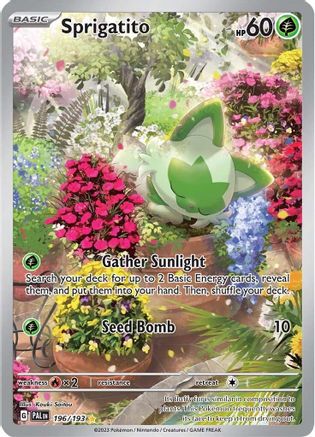 Sprigatito (196/193) [SV02 Paldea Evolved] Holofoil - Illustration Rare