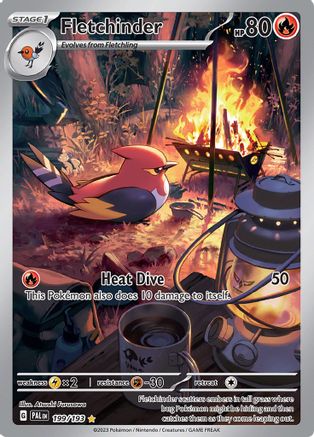 Fletchinder (199/193) [SV02 Paldea Evolved] Holofoil - Illustration Rare