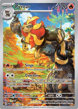 Pyroar (200/193) [SV02 Paldea Evolved] Holofoil - Illustration Rare