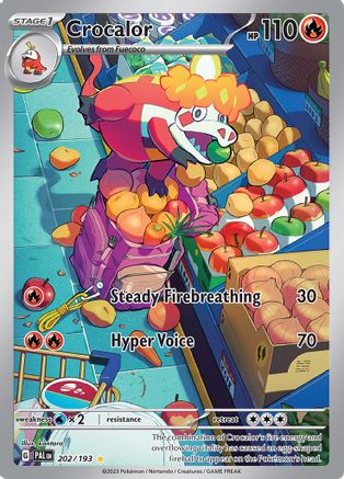 Crocalor (202/193) [SV02 Paldea Evolved] Holofoil - Illustration Rare