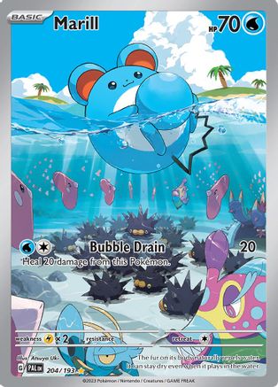 Marill (204/193) [SV02 Paldea Evolved] Holofoil - Illustration Rare