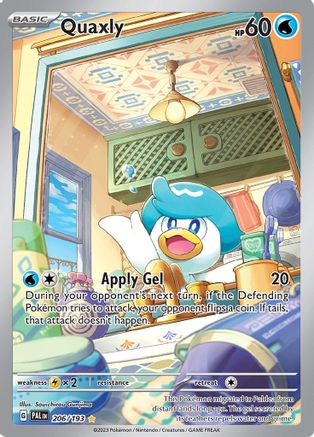 Quaxly (206/193) [SV02 Paldea Evolved] Holofoil - Illustration Rare