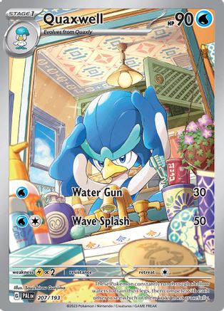 Quaxwell (207/193) [SV02 Paldea Evolved] Holofoil - Illustration Rare