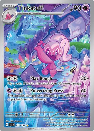 Tinkatuff (217/193) [SV02 Paldea Evolved] Holofoil - Illustration Rare