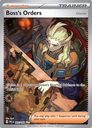 Boss's Orders (265/193) [SV02 Paldea Evolved] Holofoil - Special Illustration Rare