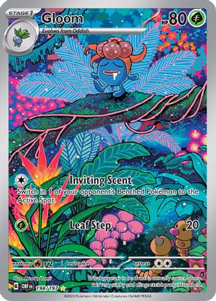 Gloom (198/197) [SV03 Obsidian Flames] Holofoil - Illustration Rare