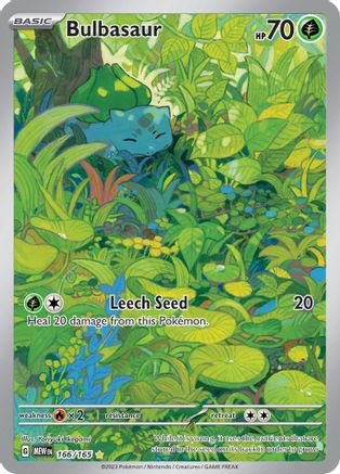 Bulbasaur (166/165) [SV Scarlet & Violet 151] Holofoil - Illustration Rare