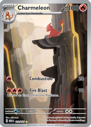 Charmeleon (169/165) [SV Scarlet & Violet 151] Holofoil - Illustration Rare