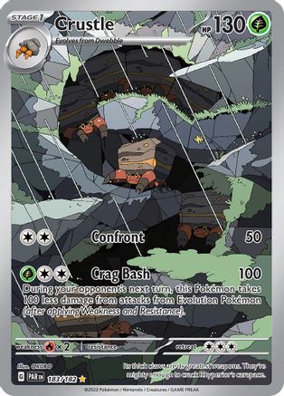 Crustle (183/182) [SV04 Paradox Rift] Holofoil - Illustration Rare