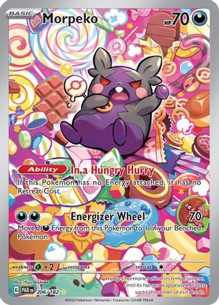Morpeko (206/182) [SV04 Paradox Rift] Holofoil - Illustration Rare