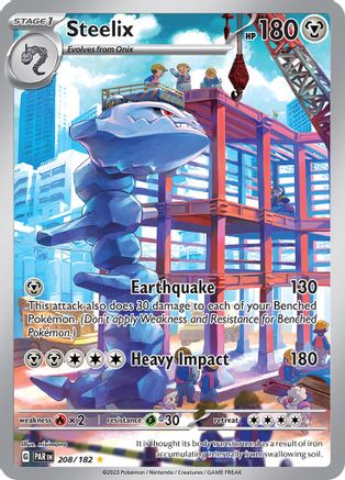 Steelix (208/182) [SV04 Paradox Rift] Holofoil - Illustration Rare
