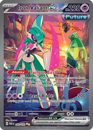 Iron Valiant ex (249/182) [SV04 Paradox Rift] Holofoil - Special Illustration Rare