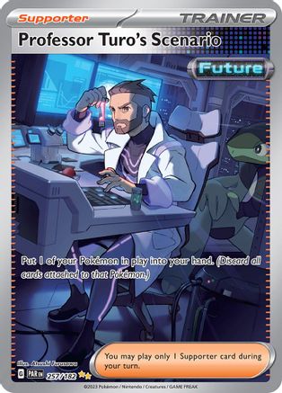 Professor Turo's Scenario (257/182) [SV04 Paradox Rift] Holofoil - Special Illustration Rare
