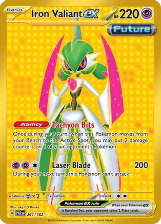 Iron Valiant ex (261/182) [SV04 Paradox Rift] Holofoil - Hyper Rare