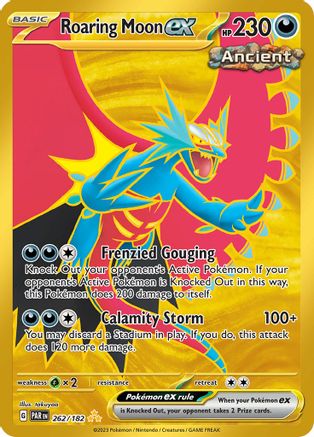 Roaring Moon ex (262/182) [SV04 Paradox Rift] Holofoil - Hyper Rare