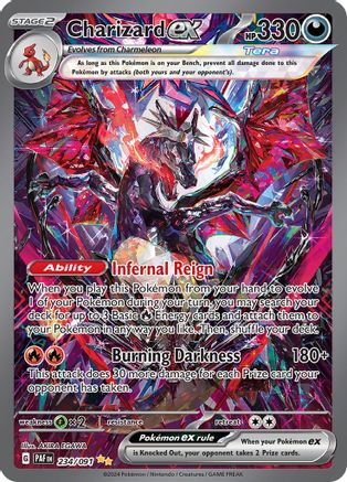 Charizard ex (234/091) [SV Paldean Fates] Holofoil - Special Illustration Rare