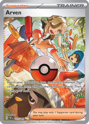 Arven (235) [SV Paldean Fates] Holofoil - Special Illustration Rare
