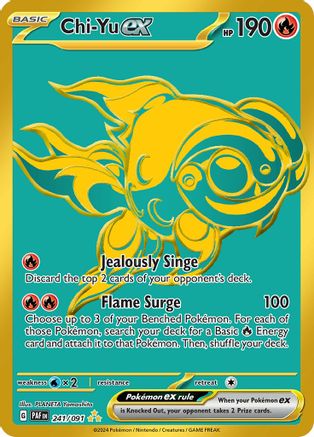 Chi-Yu ex (241) [SV Paldean Fates] Holofoil - Hyper Rare