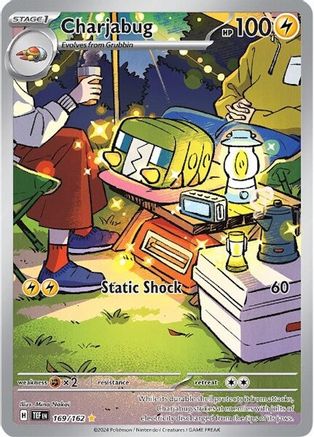 Charjabug (169/162) [SV05 Temporal Forces] Holofoil - Illustration Rare
