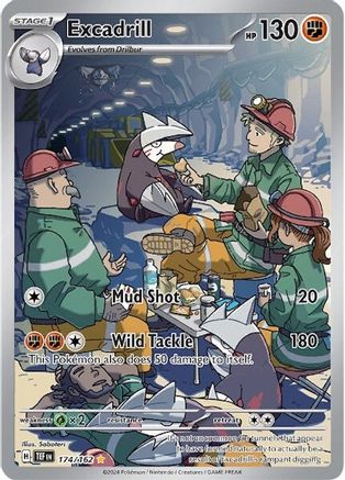 Excadrill (174/162) [SV05 Temporal Forces] Holofoil - Illustration Rare