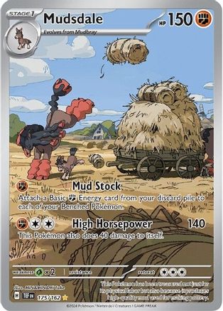 Mudsdale (175/162) [SV05 Temporal Forces] Holofoil - Illustration Rare
