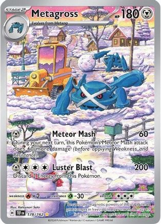 Metagross (178/162) [SV05 Temporal Forces] Holofoil - Illustration Rare