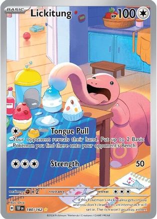Lickitung (180/162) [SV05 Temporal Forces] Holofoil - Illustration Rare