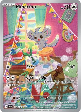 Minccino (182/162) [SV05 Temporal Forces] Holofoil - Illustration Rare