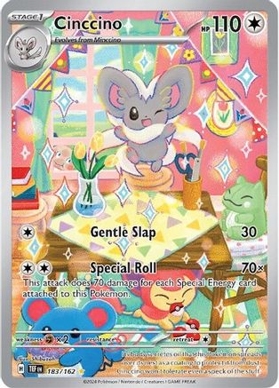 Cinccino (183/162) [SV05 Temporal Forces] Holofoil - Illustration Rare