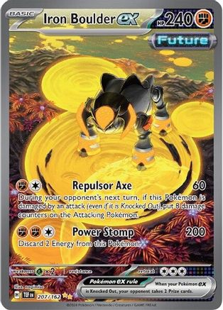 Iron Boulder ex (207/162) [SV05 Temporal Forces] Holofoil - Special Illustration Rare
