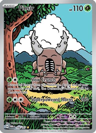 Pinsir (168/167) [SV06 Twilight Masquerade] Holofoil - Illustration Rare