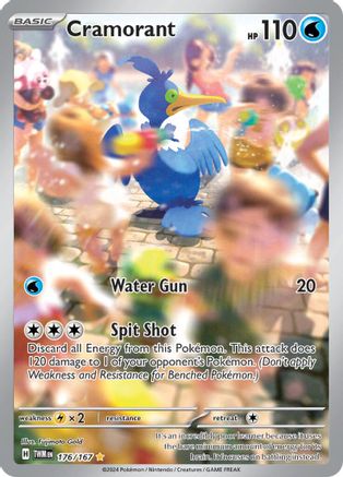 Cramorant (176/167) [SV06 Twilight Masquerade] Holofoil - Illustration Rare