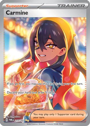 Carmine (217/167) [SV06 Twilight Masquerade] Holofoil - Special Illustration Rare