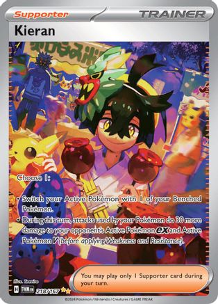Kieran (218/167) [SV06 Twilight Masquerade] Holofoil - Special Illustration Rare