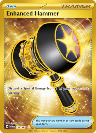 Enhanced Hammer (224/167) [SV06 Twilight Masquerade] Holofoil - Hyper Rare
