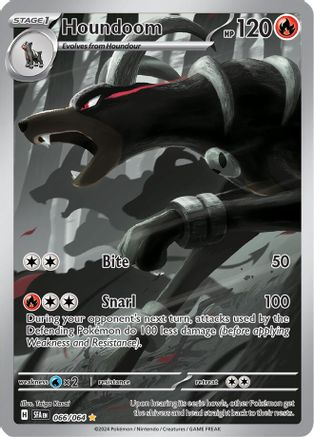 Houndoom (066/064) [SV Shrouded Fable] Holofoil - Illustration Rare