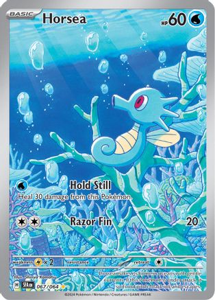Horsea (067/064) [SV Shrouded Fable] Holofoil - Illustration Rare