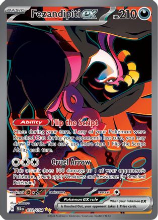 Fezandipiti ex (092/064) [SV Shrouded Fable] Holofoil - Special Illustration Rare