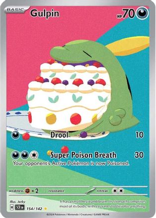 Gulpin (154/142) [SV07 Stellar Crown] Holofoil - Illustration Rare