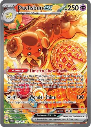 Dachsbun ex (169/142) [SV07 Stellar Crown] Holofoil - Special Illustration Rare